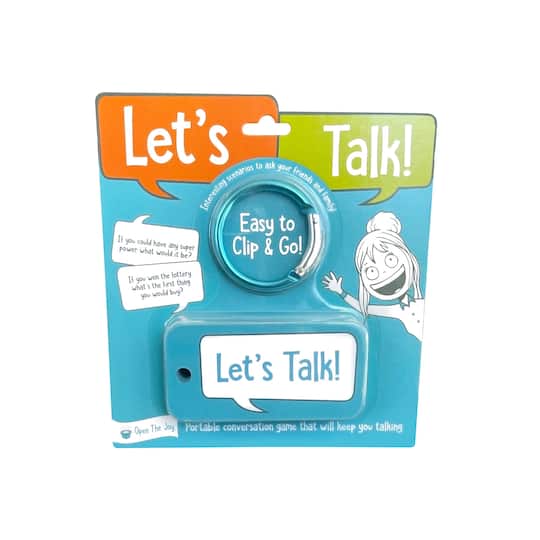 Open the Joy Let's Talk! Portable Conversation Cards Set